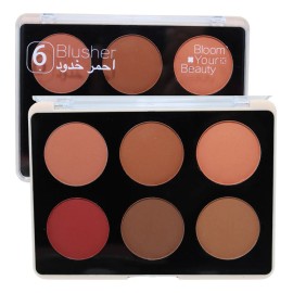 Paleta De Rubores Blush +iluminador Azar