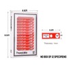 48 Pieces Microscope Accessories, Microscope Slides with Biological Samples, 24