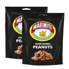 Peanut Snack Bundle with Marmite Oven Baked Peanuts 190g (2 Pack)