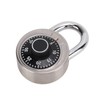 Dial Combination Lock Heat Treatment Hardened Steel Security Waterproof for