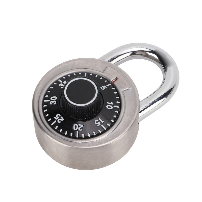 Dial Combination Lock Heat Treatment Hardened Steel Security Waterproof for