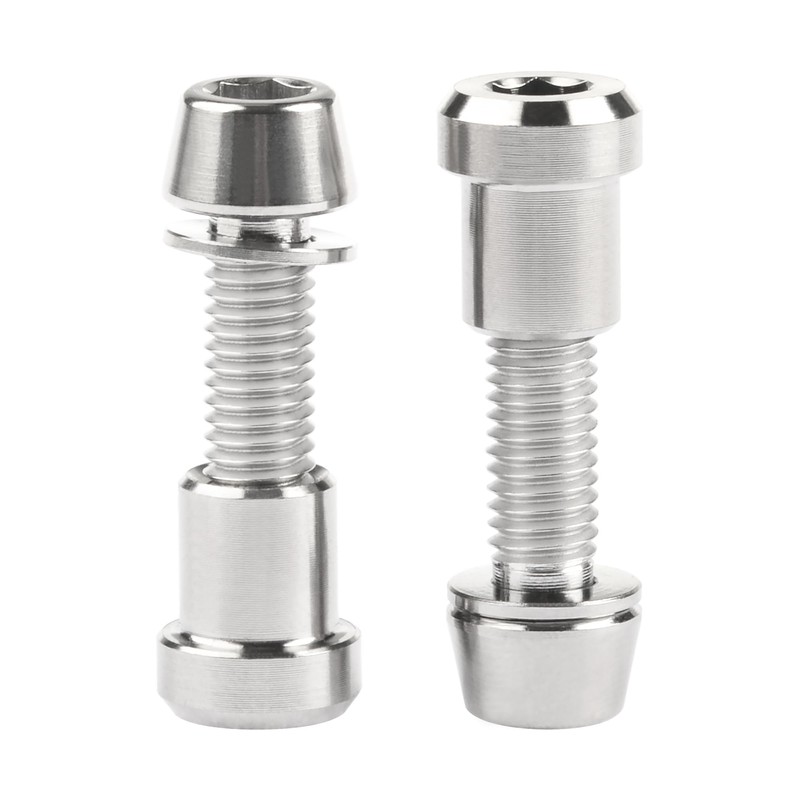 Wanyifa Titanium M5x16 18 20mm Bolt with Washer Hex Head