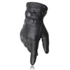 PEARLWOOD Freddie Men's Goat Leather Gloves, Black (200)