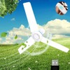 Yipgou 5V USB Ceiling Fan 19.7inch Portable USB Fan Mini