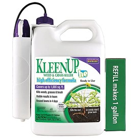 Bonide KleenUP He High Efficiency Weed & Grass Killer with Power Wand & Refill Ready-to-Use, 128 oz