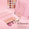 Docolor Eye Makeup Brush Set of 15 Eyeshadow Brush for