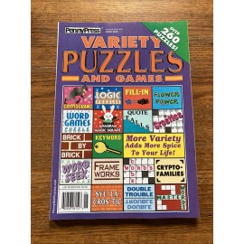 Penny Press Variety Puzzles June 2025 Fill In Flower Power Word Games & More