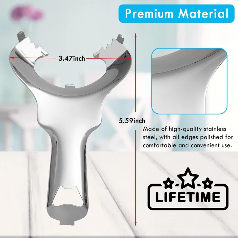 Mason Jar Opener for Canning Lids No Lid Dents or