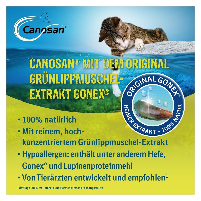 CANOSAN Chewable Tablets 3 x Pack of 30 Green-Lipped Mussel