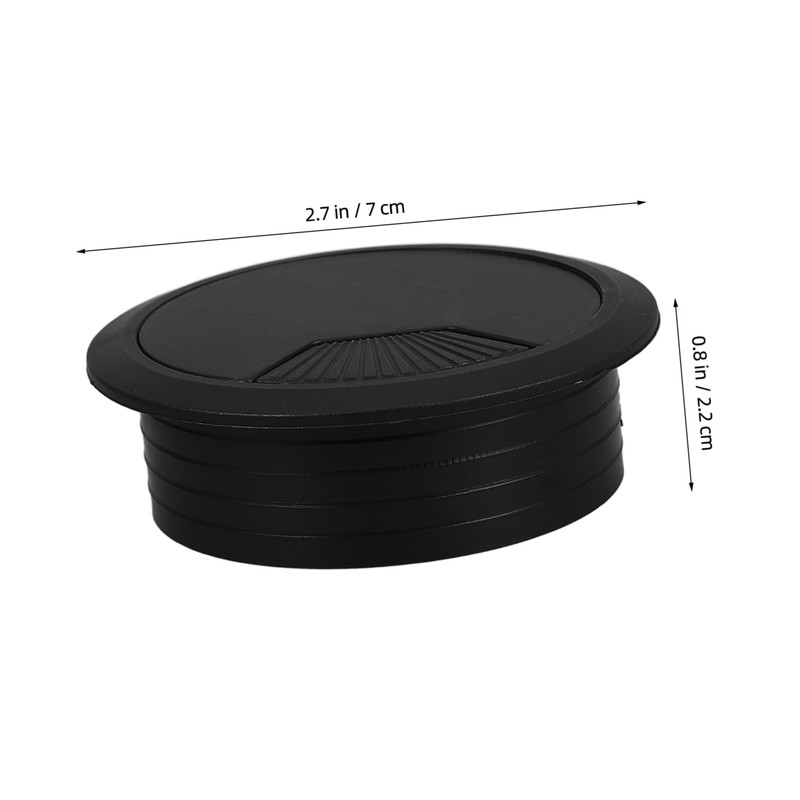 ABOOFAN 9pcs Desk Cable Grommets Durable Plastic Cord Hole Covers