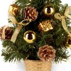 Widdle Wonderland 30cm Artificial Christmas Tree with Silver Tinsel Flecks,