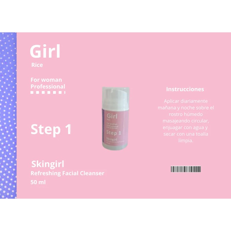 Skincare Para Dama Con Extracto De Arroz 4 Piezas Nuevo