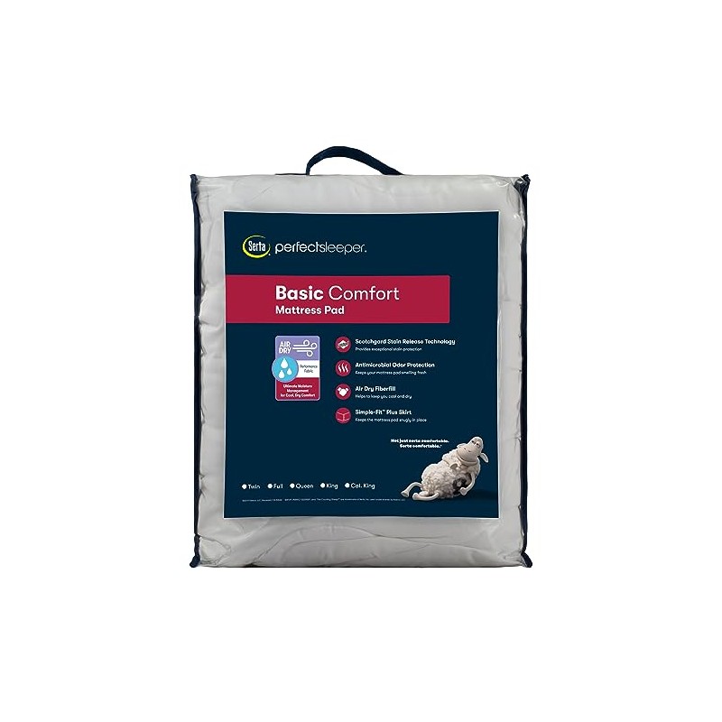 Serta Air Dry Basic Comfort Performance - Funda de colchón