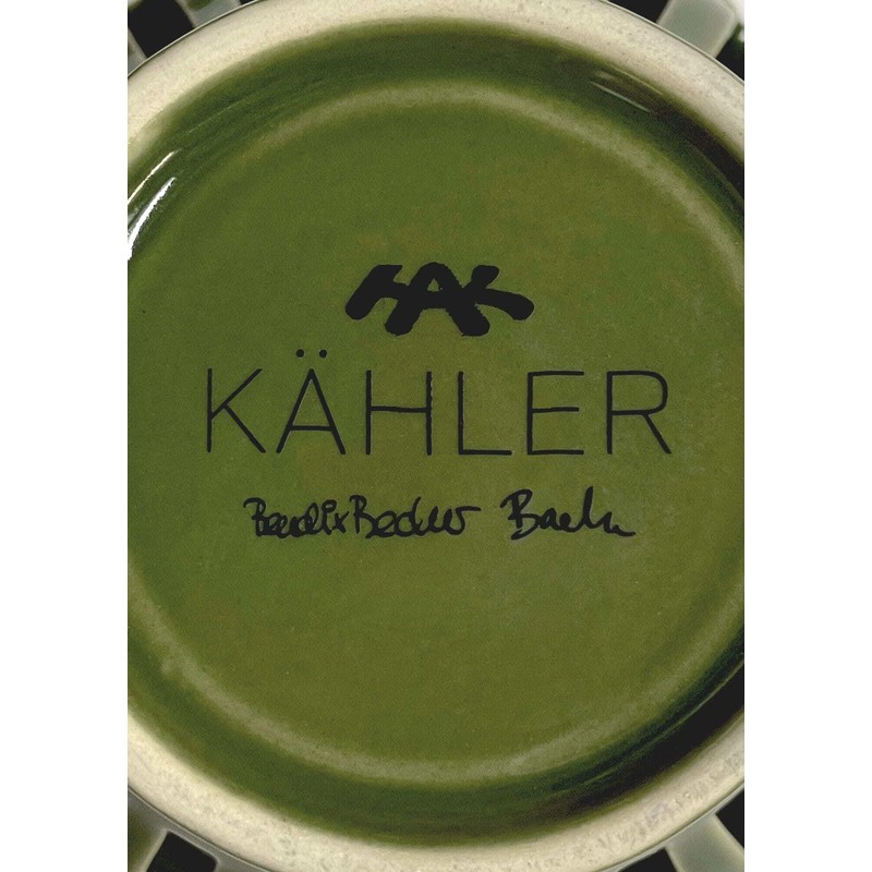 Kähler Design Orangery Garden 691203 Tea Light Holder Ceramic Green
