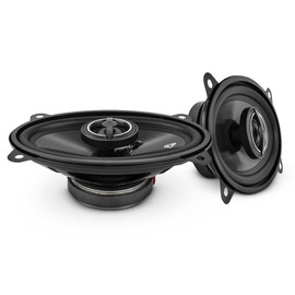 BLACK DIAMOND DIA-46.2 4x6 Coaxial Car Speakers – 2-Way Full Range Pair, 90W Max, 30W RMS, 4-Ohm Door Speakers with Paper Cone Woofer & Mylar Tweeter – Easy Install Car Audio Upgrade (2 Speakers)