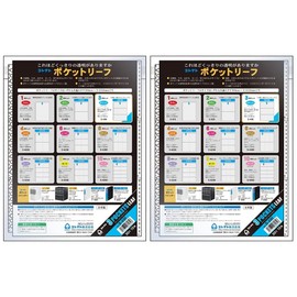 Collect S-430 3-Pocket Leaf [Set of 2]