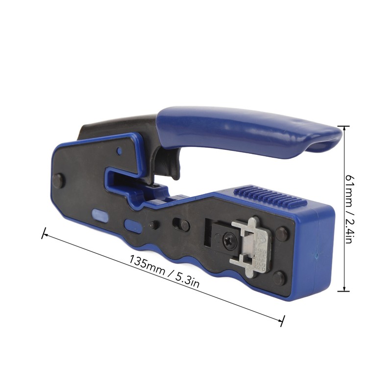 RJ45 Crimping Tool Multifunctional Ethernet Crimper Cutter Stripper for Cat5