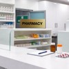 Signs ByLITA - Señal de farmacia básica, Oro cepillado, Medium