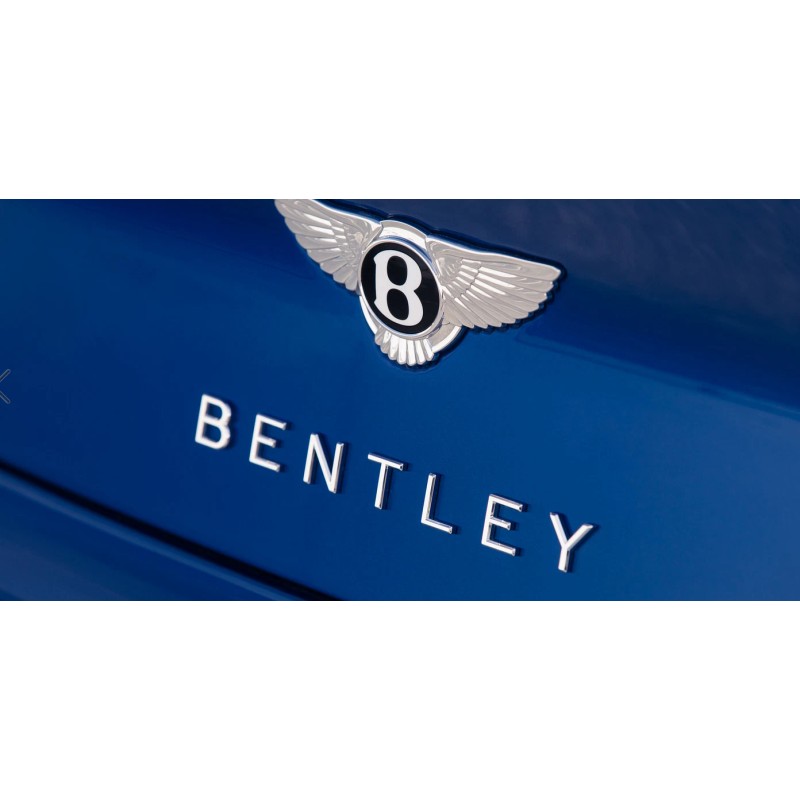 BENTLEY BENTAYGA CHROME TRUNK LOGO / 3SA853675 GENUINE OEM