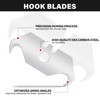 HAUTMEC 30 Pack Utility Knife Hook Blades, SK5 Steel, All-Purpose
