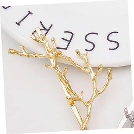 BIUDECO 6pcs Alloy Branch Hair Clips Antler Design for Women and Girls Elegant Side Clips for Weddings Parties and Daily Use and Fashionable Hair Accessories