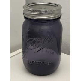 BALL Purple Ball Jar Heritage 100th Anniv Edition Improved Mason Pint  1913-1915