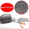 32FT Steel Wool Roll, antfees Steel Wool Fill Fabric Roll,