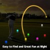 Glow in the Dark Golf Balls - 7 Bright Colors