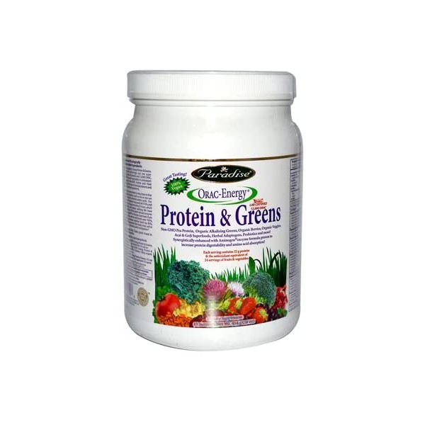 Paradise Herbs Orac Energy Protein Greens - 454 gm, 3 pack3