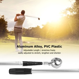 Ball Retriever Telescopic Aluminum Alloy Adjustable Length Prevent Slipping Pick Up Tools