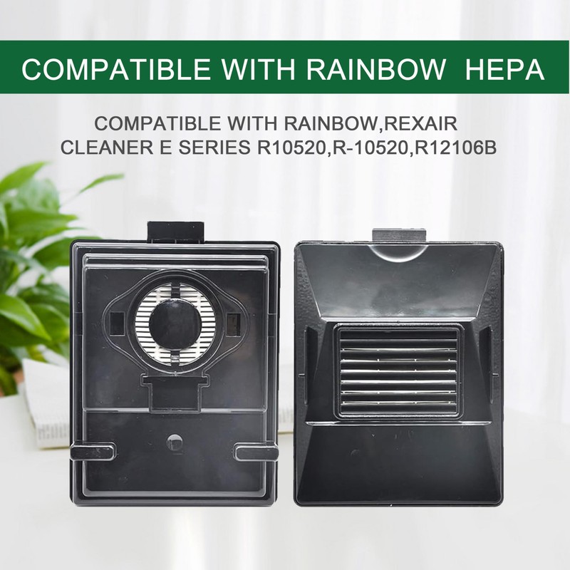 EZ SPARES 2Pcs Compatible With Rainbow,Rexair Cleaner E Series R10520,R-10520,R12106B,Washable