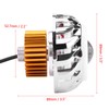 Motorcycle LED Headlight Projector Lens Dual Angel Devil Eye Head