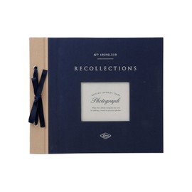 Marks DCP-AL11-NV Deco Wrap Album, Chic Photo Album, Stick-on Type, Handmade, Self-Adhesive, Writable Free Mount, Stylish, Cute, Decorative Wrap, Navy