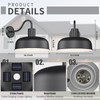 Darkaway Solar Barn Light for Outdoor, Dusk to Dawn Outside