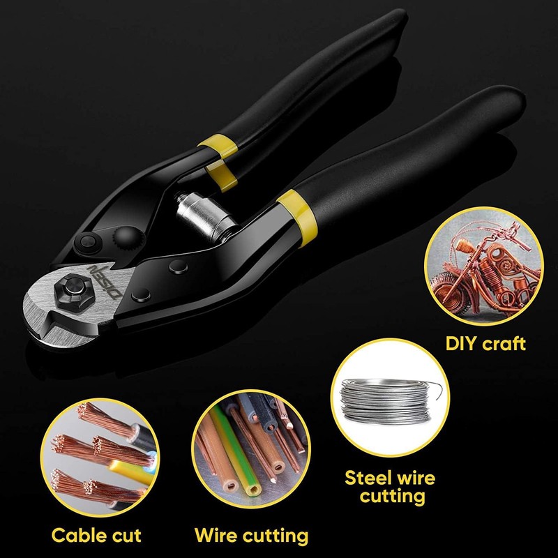 DISEN Cable Cutter, Heavy Duty Wire Cutters Cutting Up to