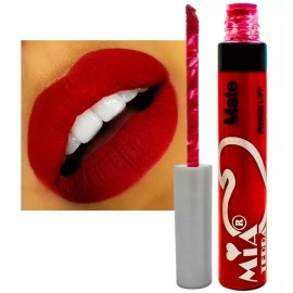 Mia Terra Cosmetics Labial Indeleble Acabado Mate Intenso Color Cereza