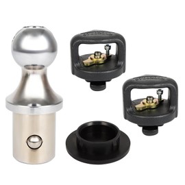 ECCPP Trucks 30000 lbs Capacity Gooseneck Ball Safety Chain Kit 30137 Compatible with for Ford F-250 for Ford F-350 for Ford F-450