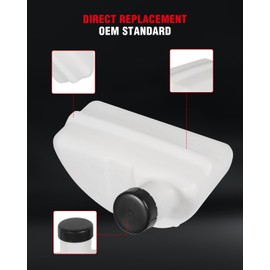 CCIYU Front Engine Coolant Reservoir Tank Compatible for Mack CV 2004-2008, Coolant Reservoir Tank Replace 76MF516M, 25133601, 603-5501 [with Cap]