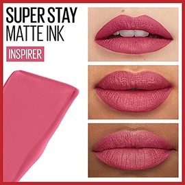 Maybelline Labial Liquido Matte Larga Duracion Superstay, Matte Ink 30 Romantic, 5 g  Labial Liquido Matte Larga Duracion Superstay City Edition, 125 