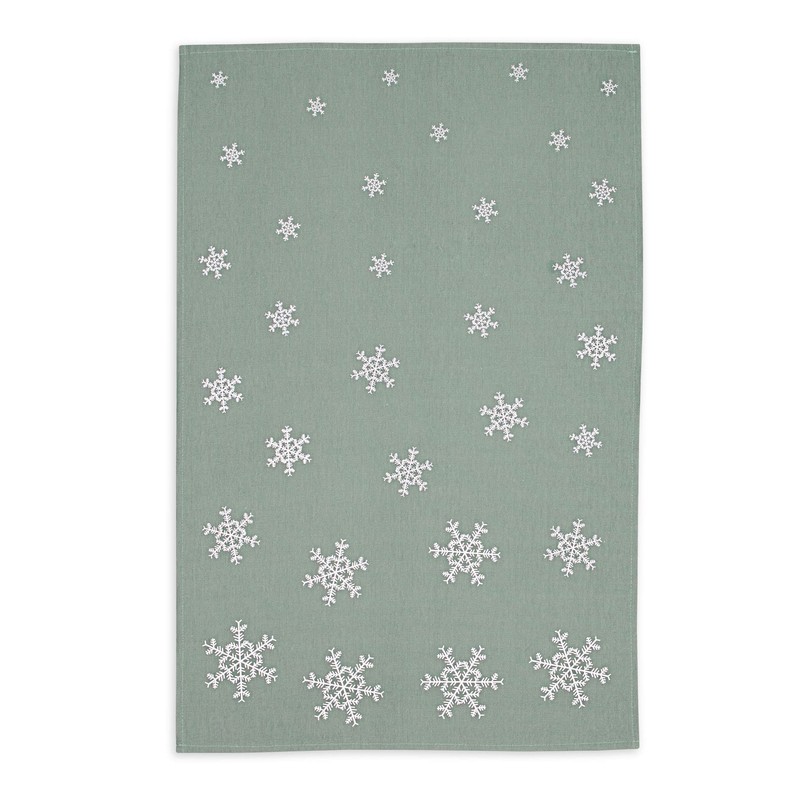 Ulster Weavers 100% Cotton Tea Towels - Christmas Snowflake (Pack