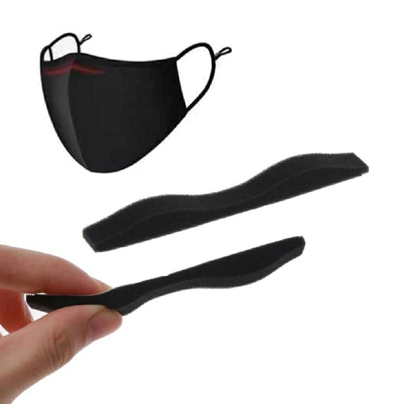 AiO Japan Mask Supplies, 50 Pieces, Black Sponge Mask, Nose