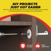 Heavy Duty Drywall Anchors and Screws Kit Including Toggle Anchors