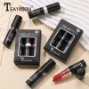 3 Regalos De Lápiz Labial Mate En Negro, Impermeables