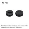 sourcing map Carbon Brush Holder Cap Motor Electric Brush Plastic