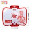 Meat Red Flexible Cutting Board and Counter Protector - Lightweight,