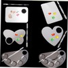 FRCOLOR Mix Makeup Palette with Spatula Stainless Steel Cosmetic Tool