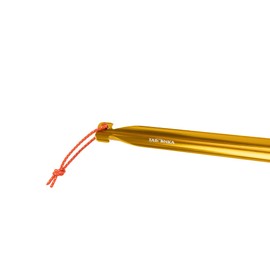 Tatonka Tent Peg Pro 25 cm (Pack of 6) - Lightweight Aluminium Tent Pegs with Y Profile - 25 cm Long and in Highly Visible Gold - Pack of 6