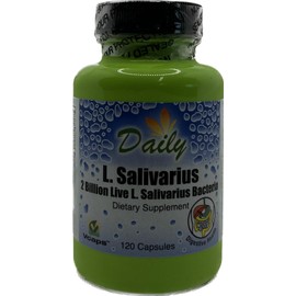 Daily's L Salivarius Probiotic Supplement 120 Capsules Vegan Gluten Free