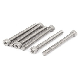 New Lon0167 M8x85mm Thread Featured 304 Stainless Steel reliable efficacy Hex Socket Head Cap Screw Bolt DIN912 6pcs(id:a8f ba c9 fa5)