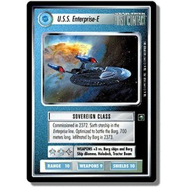 Decipher Star Trek CCG 1E FC First Contact USS Enterprise -E 127R